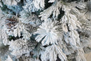 Albero di Natale Artificiale Innevato 180 cm 25 Rami con Pigne e Tronco Cedro Verde Seconda Scelta-7
