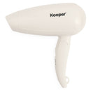 Asciugacapelli Phon Pieghevole da Viaggio 1800W Kooper Mini Style Bianco-1