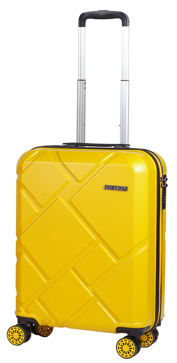 Trolley Valigia Bagaglio a Mano Rigida in ABS 4 Ruote TSA Ravizzoni Mango Giallo prezzo