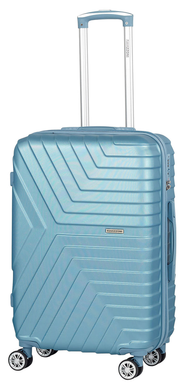 acquista Trolley Valigia Medio Rigido in ABS 4 Ruote TSA Ravizzoni Picasso Blu