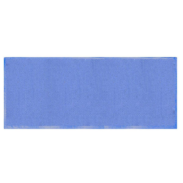 Tappeto Bagno Design Trama Semplice 50x150 cm in Cotone Azzurro acquista