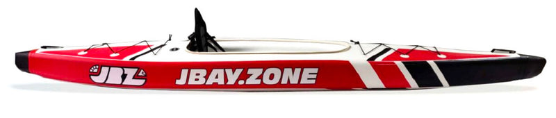 Kayak Gonfiabile Monoposto 385x80 cm con Pagaia Zaino e Accessori Jbay.Zone V-Shape Mono-2