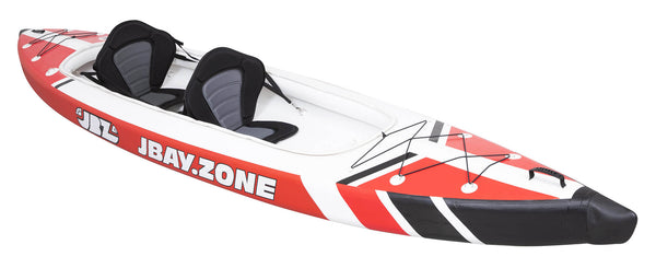 prezzo Kayak Gonfiabile Biposto 426x90 cm con Pagaie Zaino e Accessori Jbay.Zone V-Shape Duo