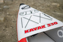 Kayak Gonfiabile Monoposto 330x78 cm con Pagaia Zaino e Accessori Jbay.Zone 330-5