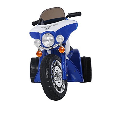 acquista Moto Elettrica Polizia per Bambini 6V Police Blu