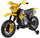 Moto Cross Elettrica per Bambini 6V con Rotelle Giallo