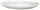 Vassoio Ovale 46x34x5 cm in Porcellana Allluminica Kaleidos Aluxina Bianco