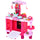 Cucina Giocattolo per Bambini con Utensili 78x29x87 cm  Rosa