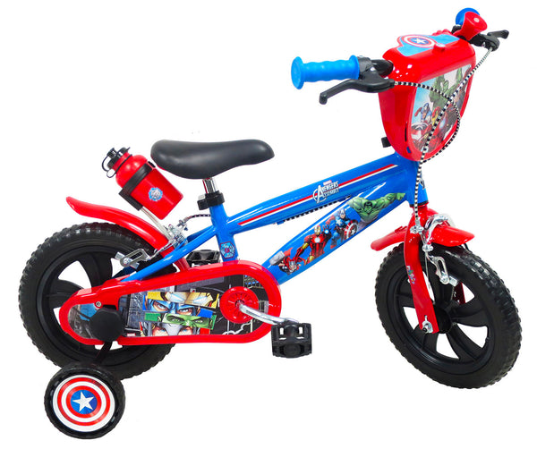 Bicicletta per Bambino 12" 1 Freno Marvel Avengers Rosso sconto