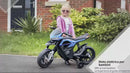 Moto Elettrica per Bambini 6V  Azzurra