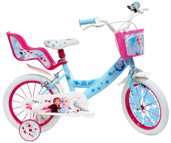 sconto Bicicletta per Bambina 14" 2 Freni Disney Frozen Azzurra