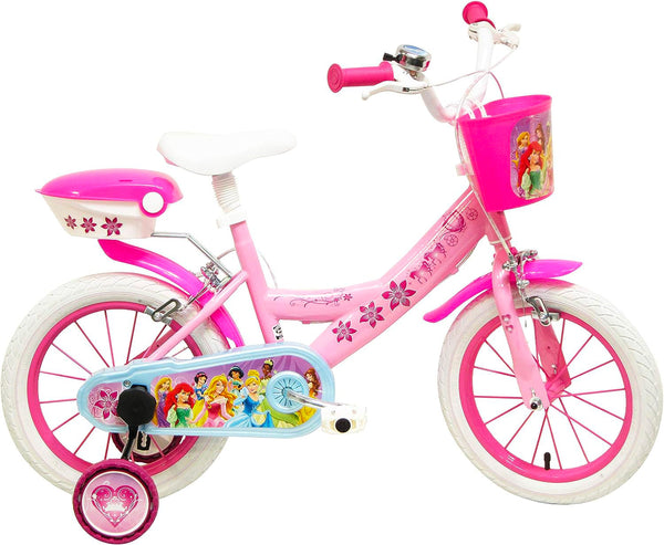 prezzo Bicicletta per Bambina 14" 2 Freni Disney Principesse Rosa