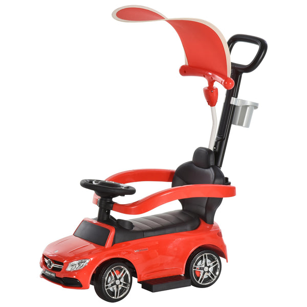 prezzo Auto Macchina Cavalcabile per Bambini con Maniglione con Licenza Mercedes AMG Rossa