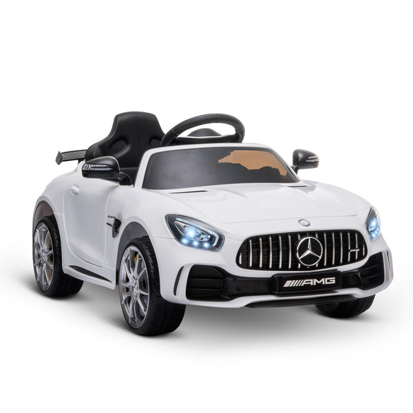 Macchina Elettrica per Bambini 12V con Licenza Mercedes GTR AMG Bianca prezzo