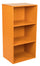 Libreria Modulare 3 Ripiani 40x29,5x80 cm in Pannello Truciolare Arancione