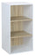 Libreria Modulare 40x29,5x80 cm in Legno Truciolare Bianco e Sonoma