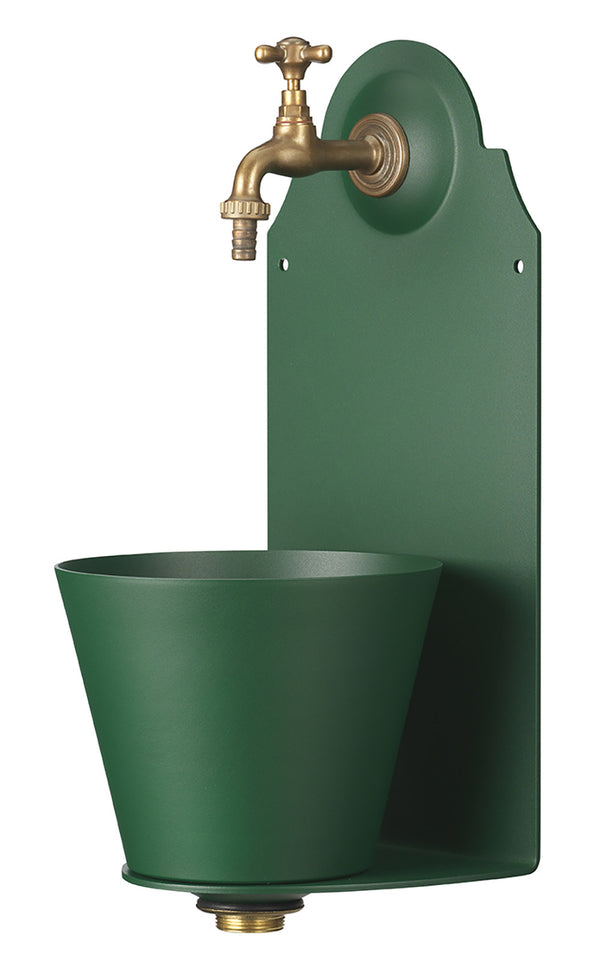 Fontana a Parete da Giardino con Rubinetto Belfer 42/PR Verde online