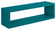 Mensola da Parete 60x18x15,5 cm in Fibra di Legno Regolo Blu Atollo