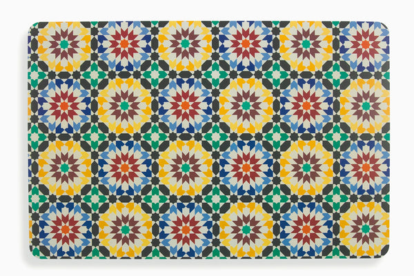sconto Set 6 Tovagliette 43x28 cm in Plastica VdE Tivoli 1996 Marrakech Multicolor