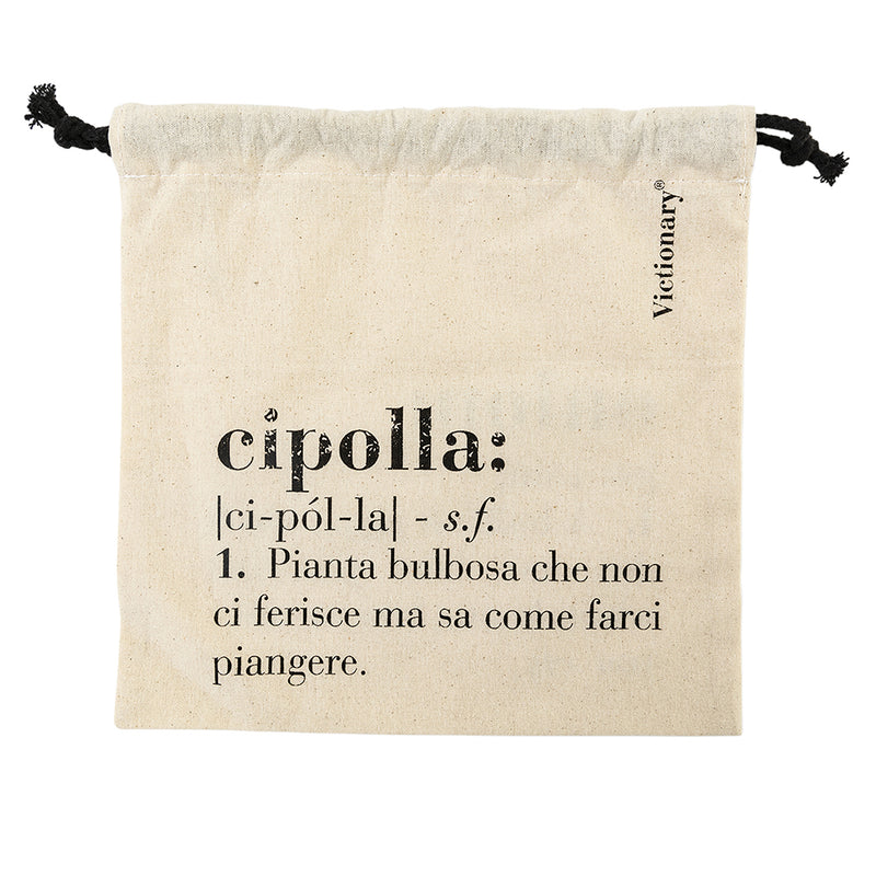 Sacchetto onion/cipolla 23,5x25 cm in Cotone Villa D’este Home Tivoli -1