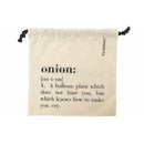 Sacchetto onion/cipolla 23,5x25 cm in Cotone Villa D’este Home Tivoli -3