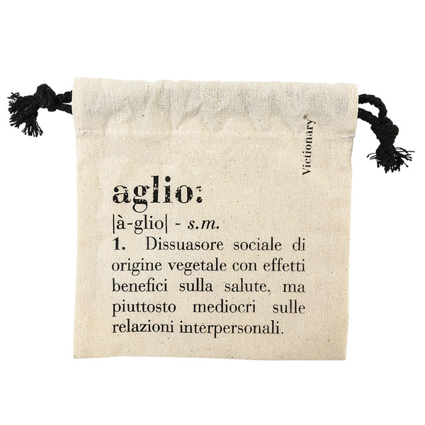 Sacchetto Aglio/garlic 15x15 cm in Cotone VdE Tivoli 1996 prezzo