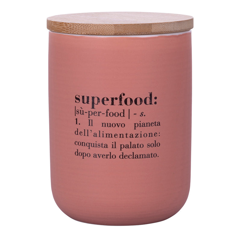 Barattolo Superfood 750 ml in New Bone China Villa D’este Home Tivoli Rosa-3