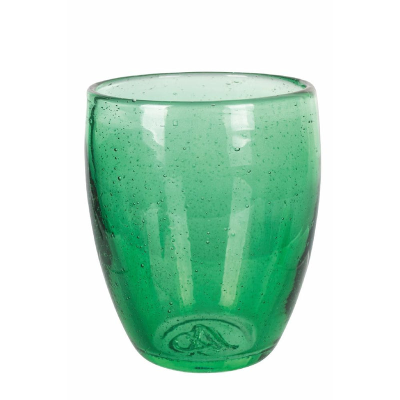 Set 6 Bicchieri Acqua Acapulco Greenery in Vetro VdE Tivoli 1996 Verde-4