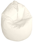 Poltrona Sacco Pouf in poliestere 70x110 cm Ariel Bianco-1