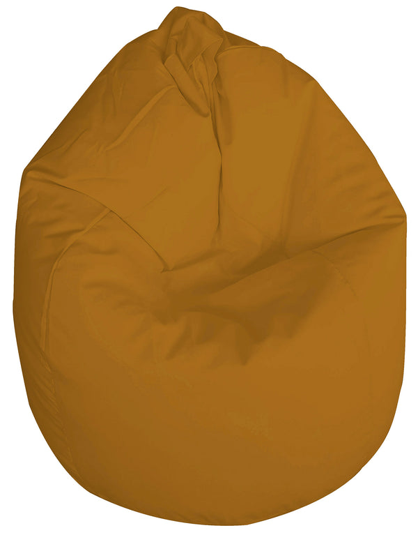 sconto Poltrona Sacco Pouf in poliestere 70x110 cm Ariel Arancione