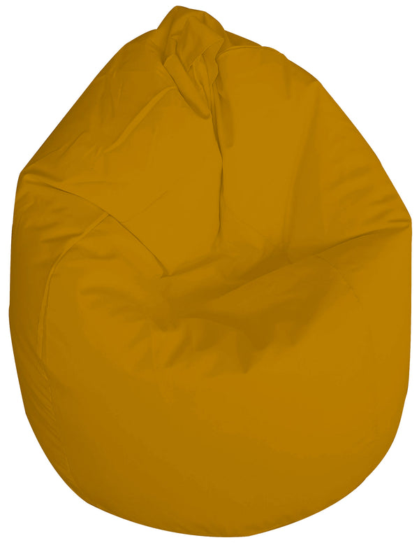 Poltrona Sacco Pouf in poliestere 70x110 cm Ariel Giallo sconto