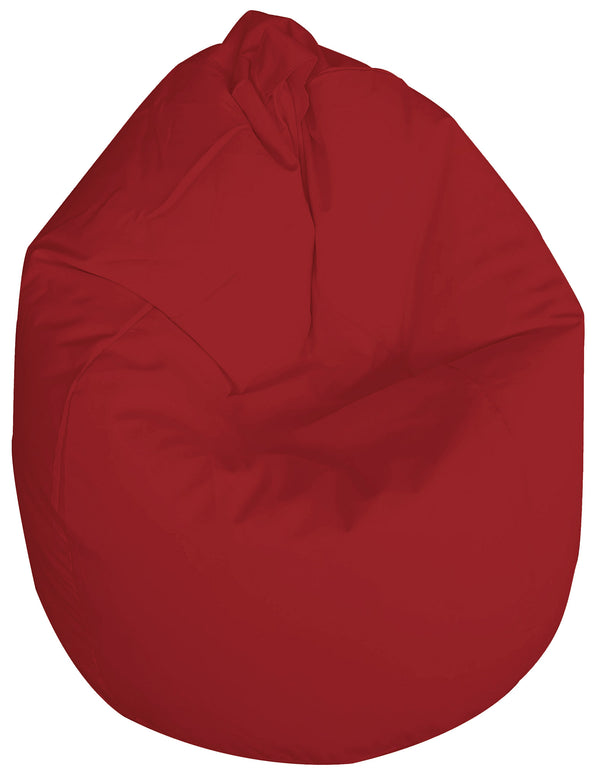 prezzo Poltrona Sacco Pouf in poliestere 70x110 cm Ariel Rosso