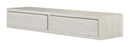 Mensola da Parete con 2 Cassetti 88,2x13,4x23,7 cm in Fibra di Legno Domino Maxi Rovere Sbiancato-1