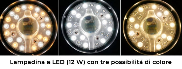 Ventilatore da Soffitto 3 Pale e Lampada LED Ø132 cm 3 Velocità Vannini Rondine Bianco sconto