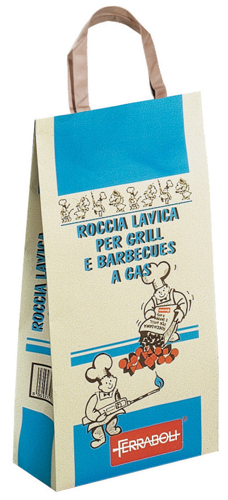 sconto Pietra Lavica in Sacchetto 2,5 Kg per Barbecue a Gas GPL Ferraboli