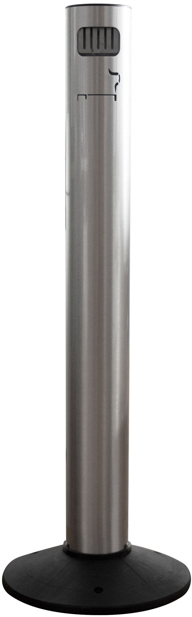 Posacenere a Colonna Ø11,7xh105 cm in Alluminio con Contenitore Interno  Argento – acquista su Giordano Shop