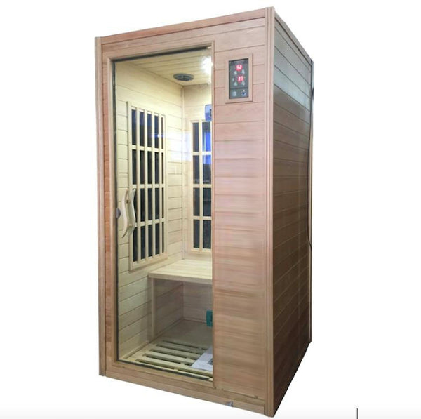 prezzo Sauna Finlandese ad Infrarossi 2 posti 100x90 cm in Hemlock Canadese H188 Vorich Rimini