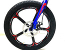 Bicicletta Pieghevole 20" in Alluminio Ruote in Lega Blu Cobalto-2