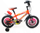 Bicicletta per Bambino 12" 2 Freni con Borraccia e Scudetto Frontale Rossa-1