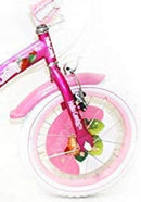 Bicicletta per Bambina 12" 2 Freni con Cestino e Borse Laterali Fuxia-2