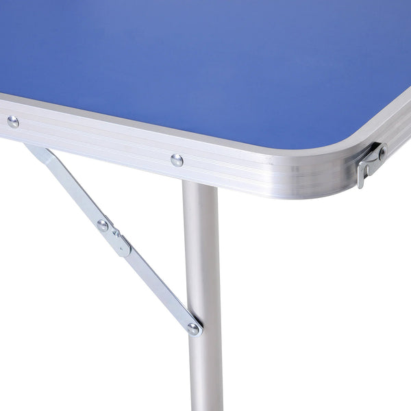 Tavolo Pieghevole da Campeggio 160x80x70 cm con Rete da Ping Pong  Blu online