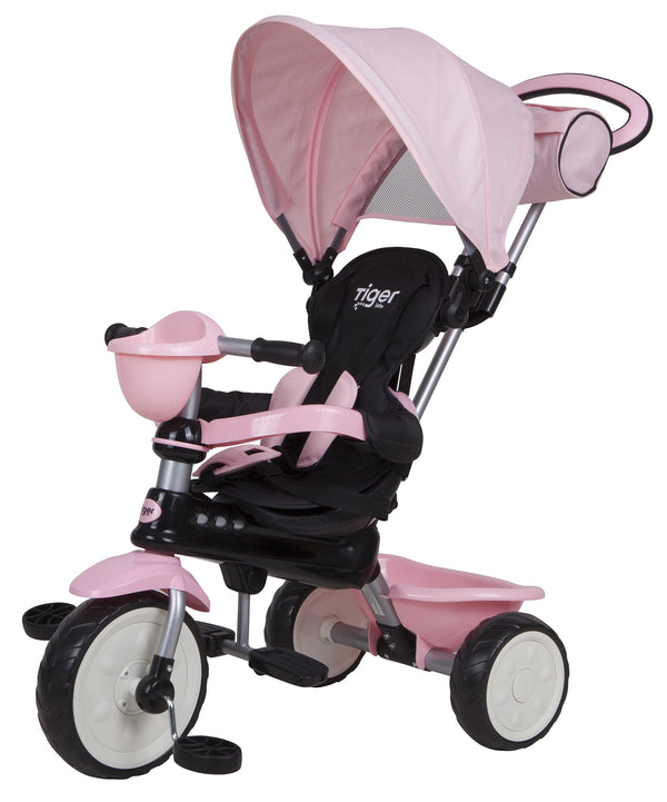 Passeggino Triciclo per Bambini Passeggino Comfort 4 in 1 Happy Kids Rosa prezzo