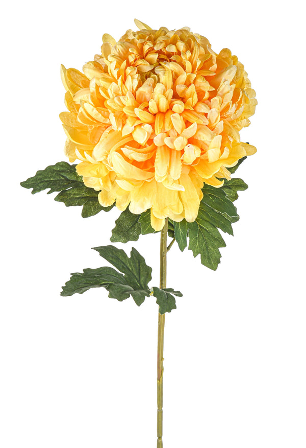 Set 4 Crisantemo Turner Artificiali Large Altezza 79 cm Giallo acquista