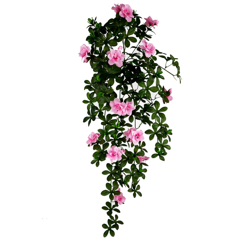 Azalea Artificiale Pendente 80 cm Rosa-1