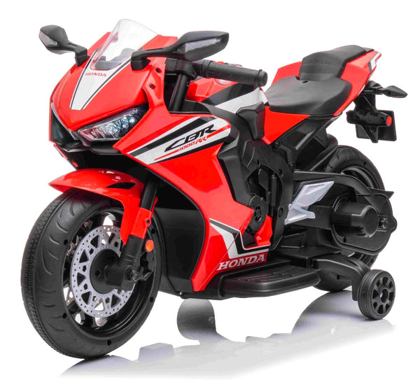 acquista Moto Elettrica per Bambini 12V con Licenza Honda CBR 1000RR Rossa
