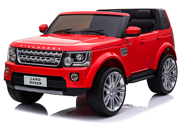 Macchina Elettrica Suv per Bambini 2 Posti 12V con Licenza Land Rover Discovery 4 Rossa prezzo