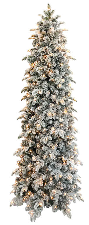 Albero di Natale Artificiale Innevato con Luci LED Abete del Gargano Verde Varie Misure prezzo