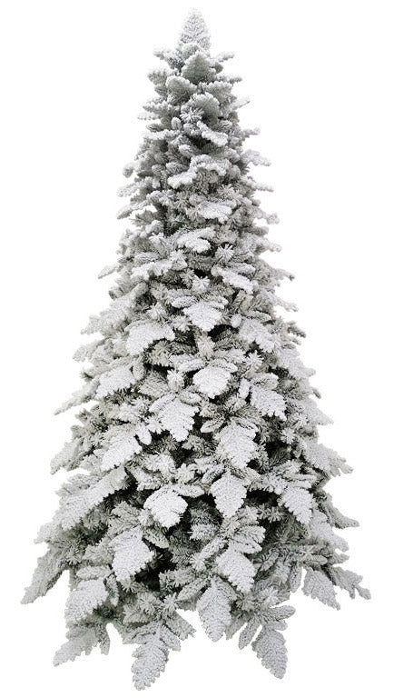 Albero di Natale Artificiale Innevato 240 cm 99 Rami Rovere del Gargano  Verde – acquista su Giordano Shop