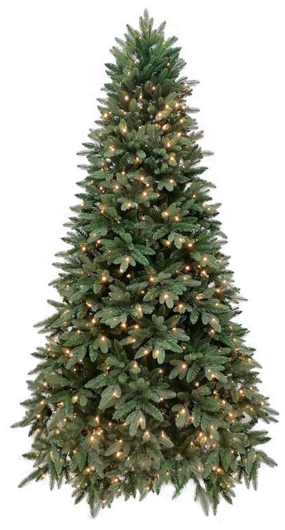 sconto Albero di Natale Artificiale 180 cm 46 Rami con 300 LED Platano del Gargano Verde