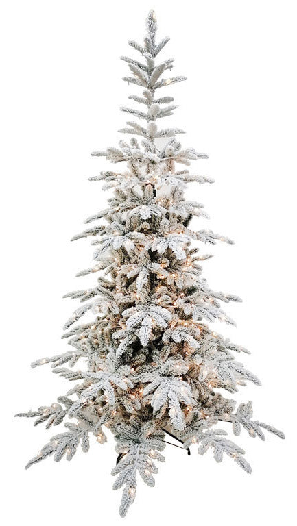 Albero di Natale Artificiale Innevato 180 cm 25 Rami con 200 LED Faggete del Gargano Verde acquista